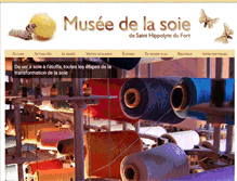 Tablet Screenshot of museedelasoie-cevennes.com